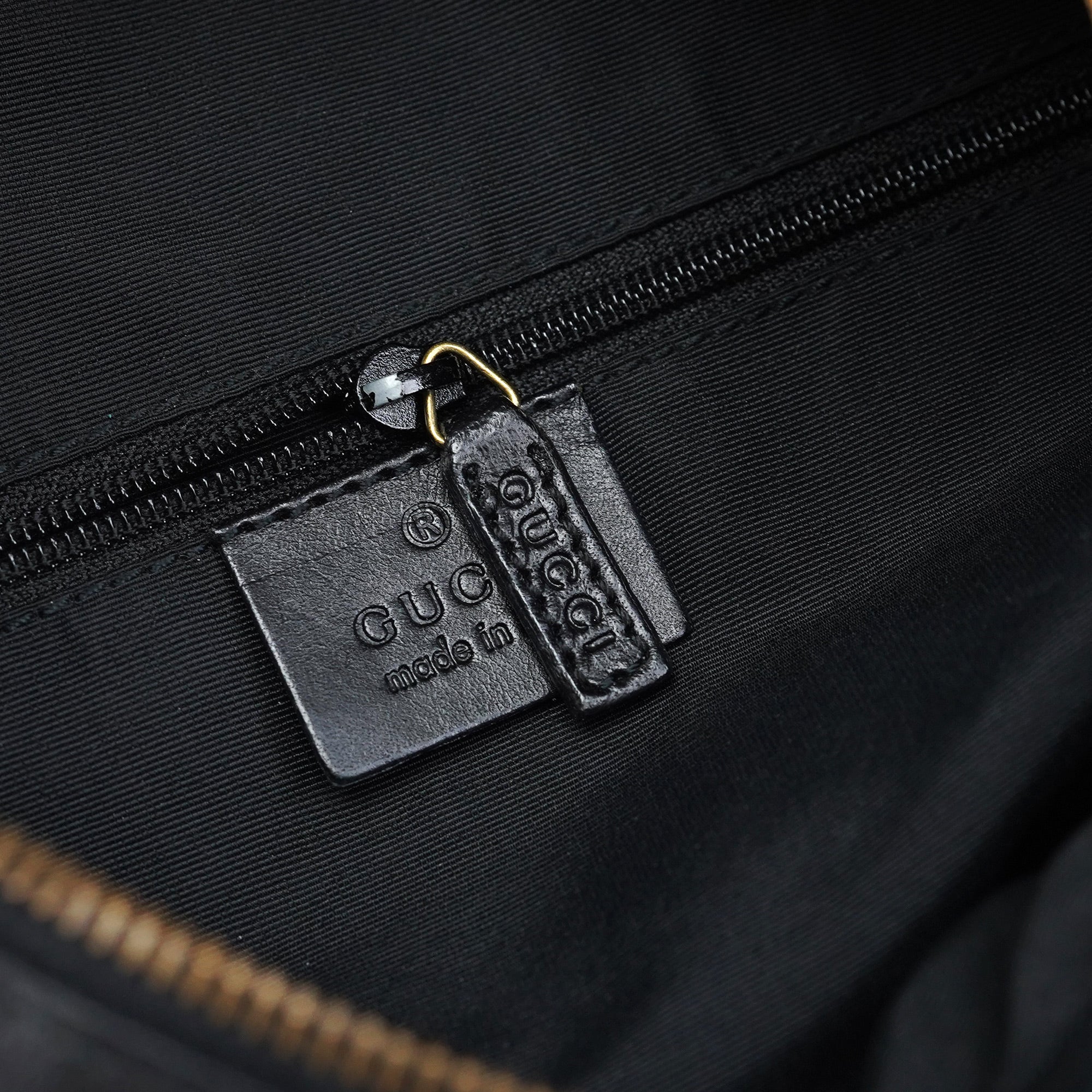 Black GG Canvas Crossbody Bag