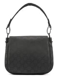 Black GG Canvas Flap Shoulder Bag