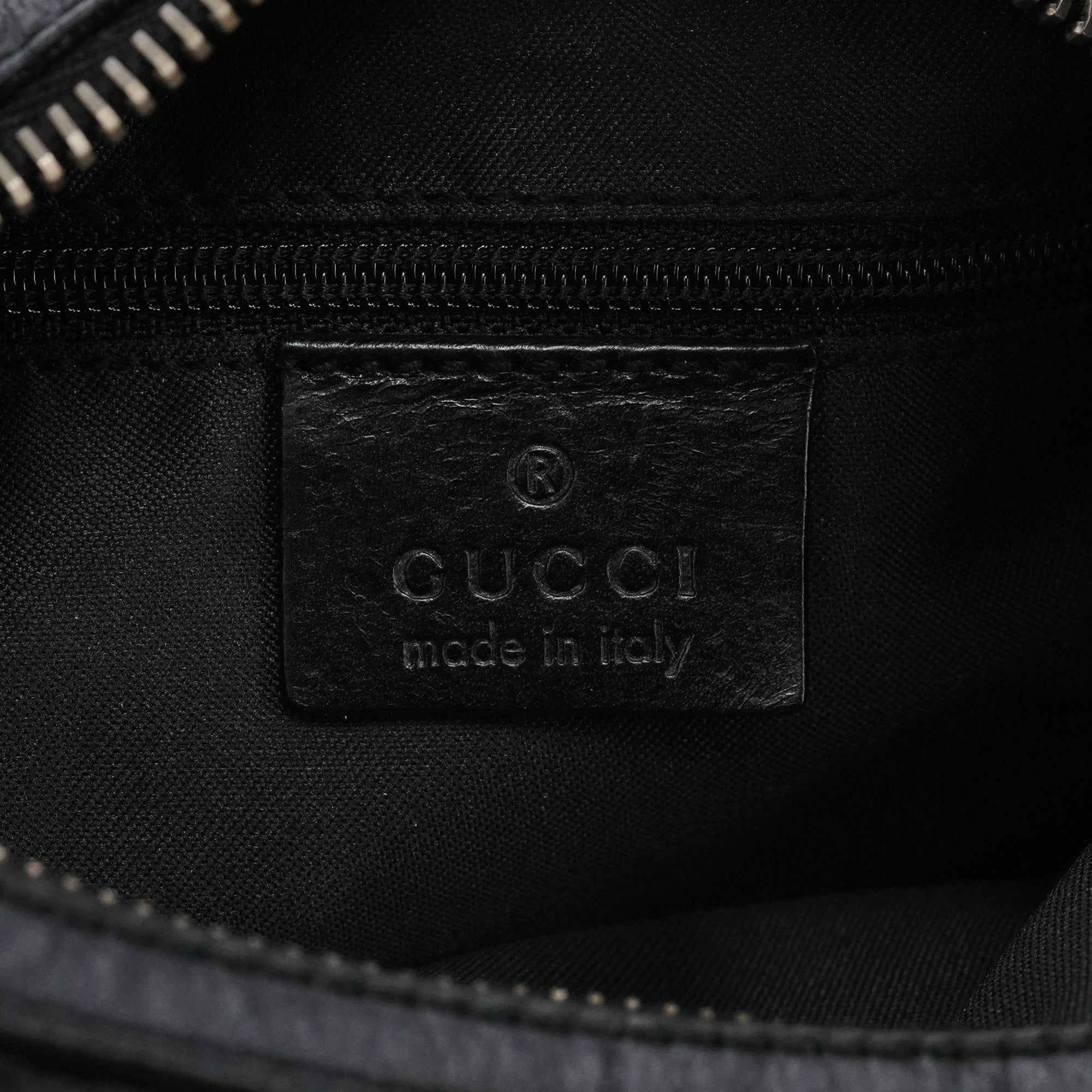 Black GG Canvas Hobo Shoulder Bag