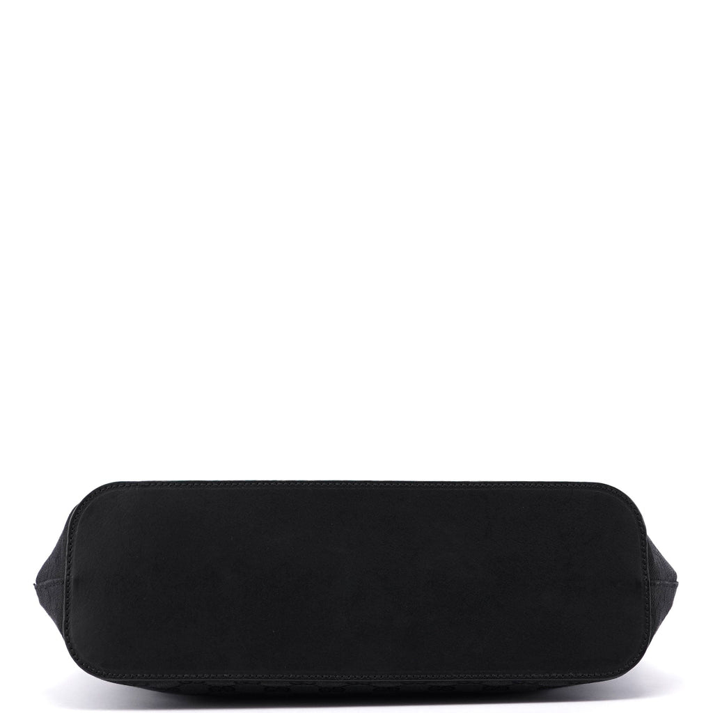 Black GG Canvas Leather Shoulder