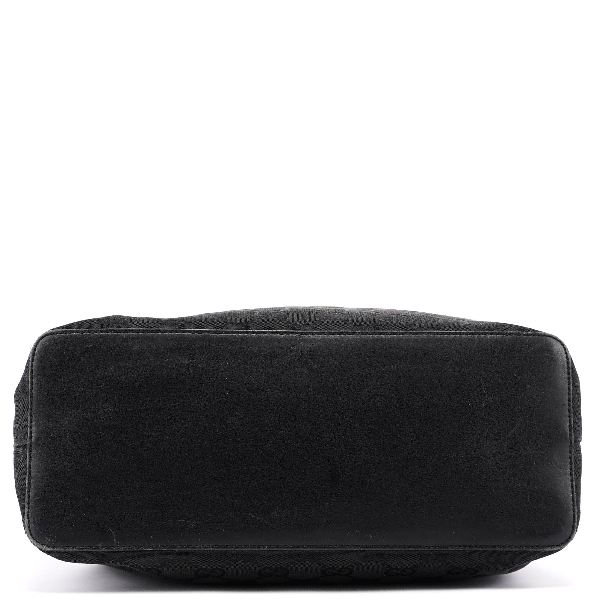 Black GG Drawstring Shoulder Bag