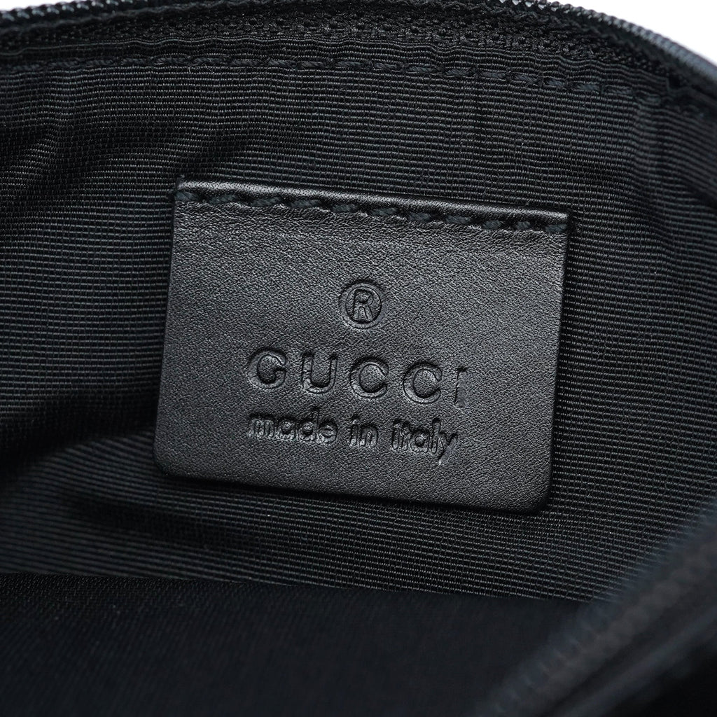 Black GG Drawstring Shoulder Bag