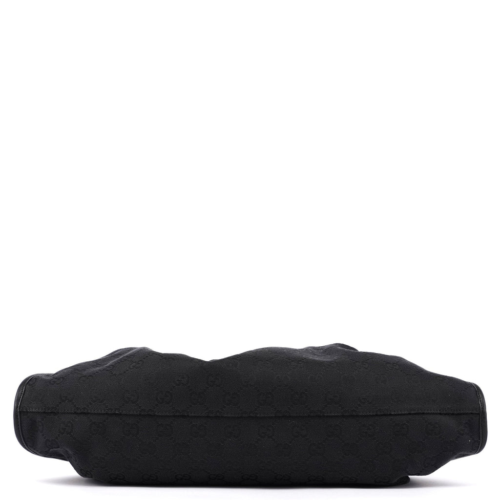 Black GG Dual Handle Bag