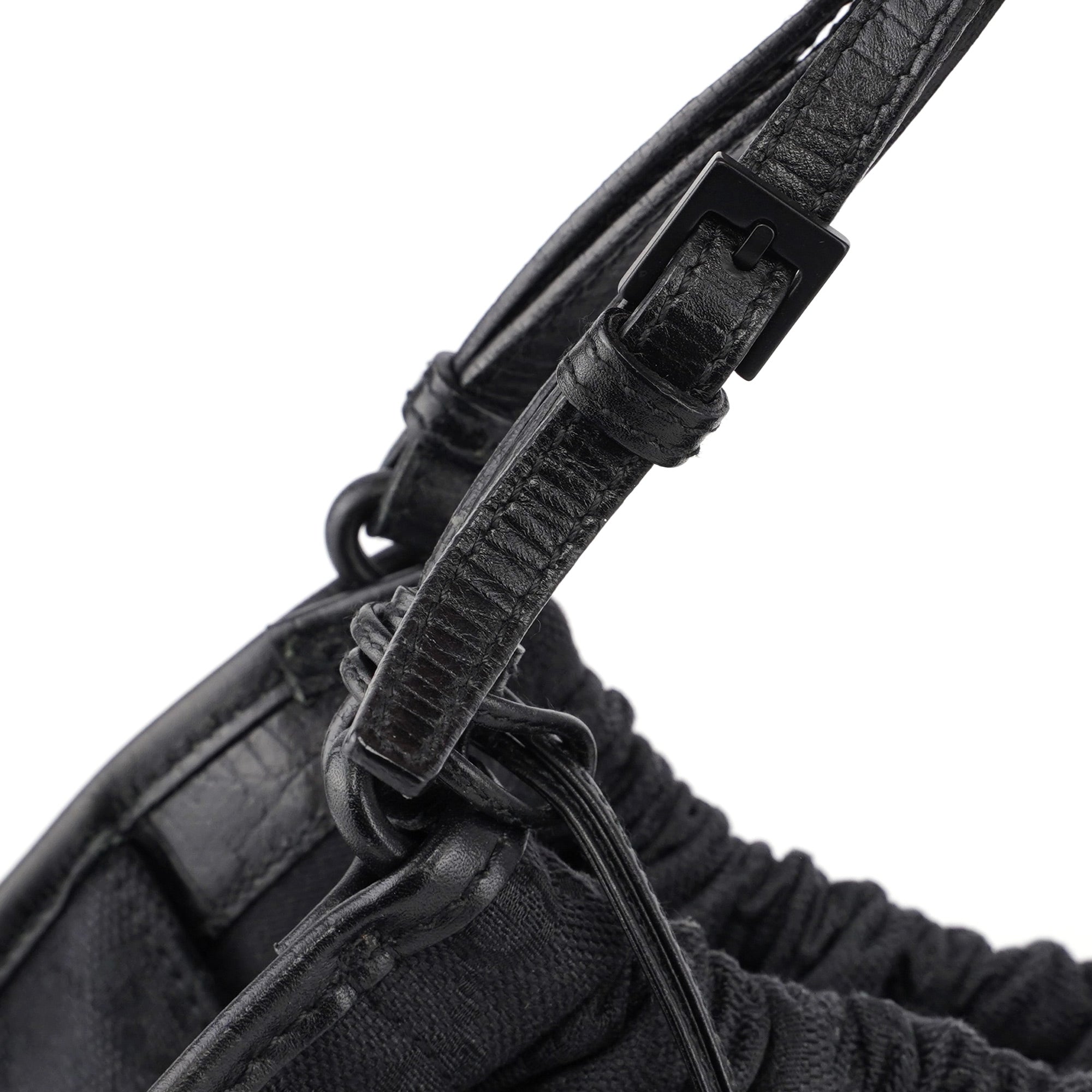 Black GG Dual Handle Bag