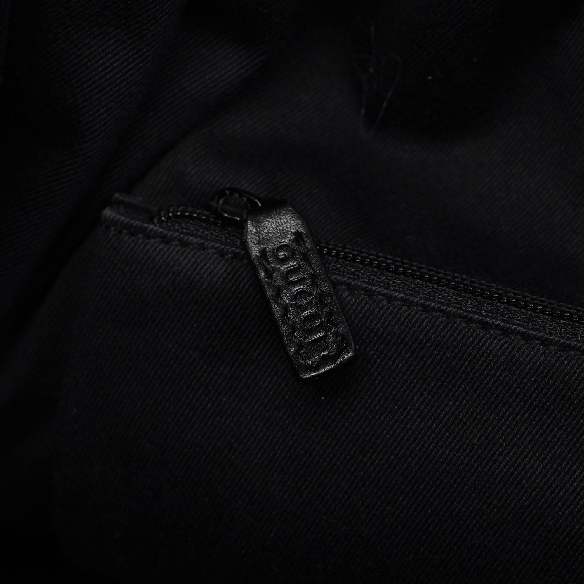 Black GG Dual Handle Bag