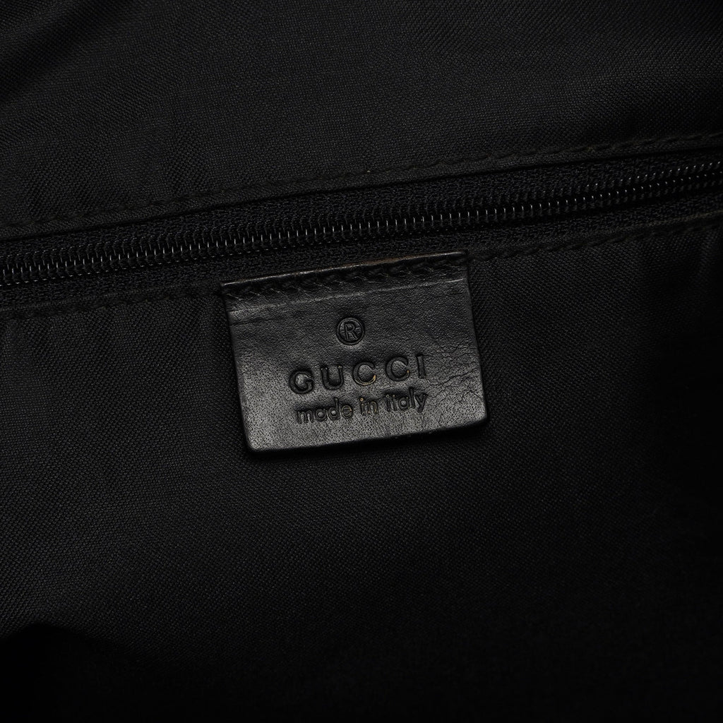 Black GG Dual Pocket Shoulder Bag
