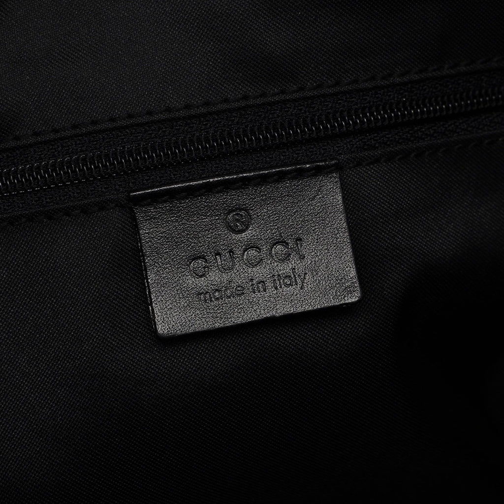 Black GG Dual Pocket Shoulder Bag
