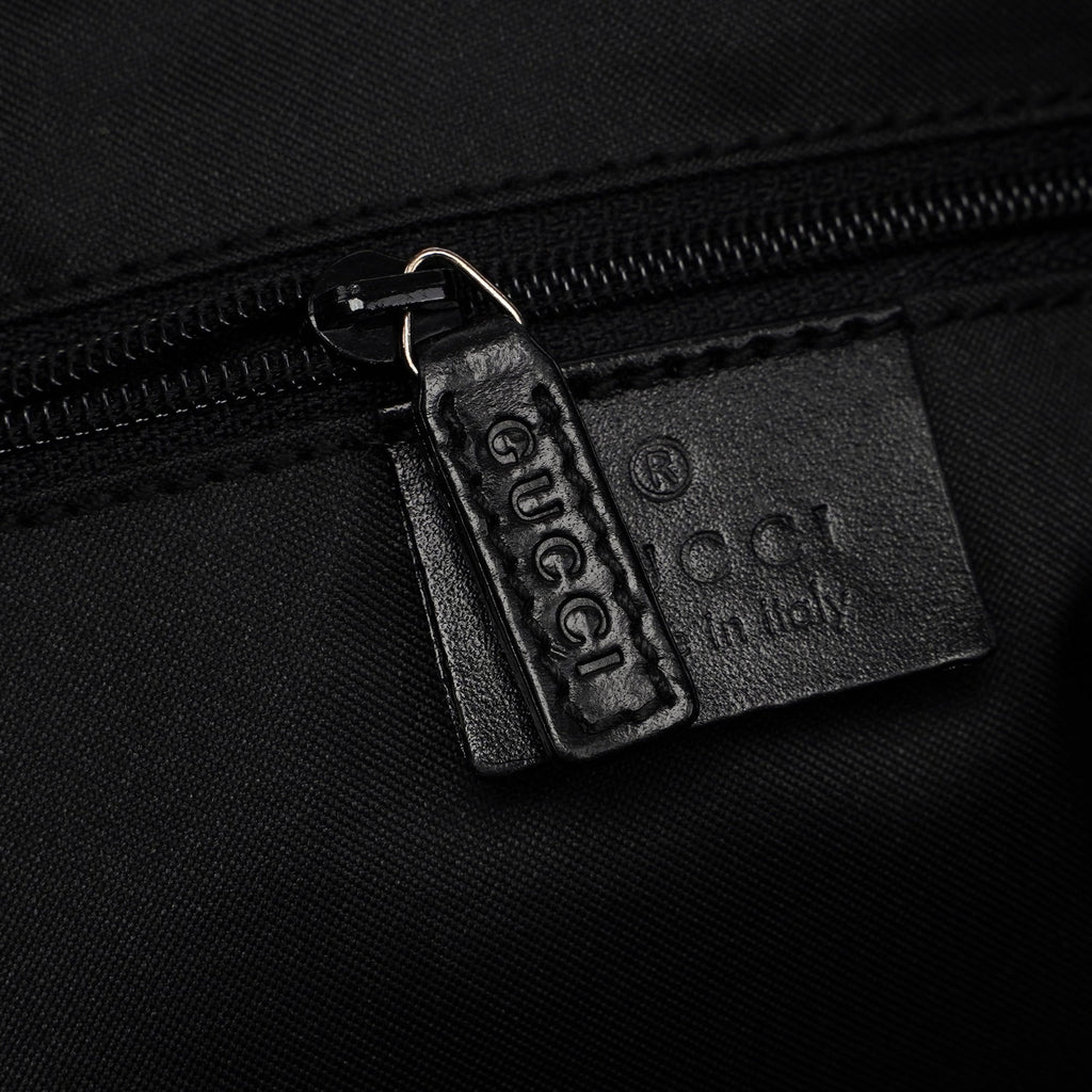 Black GG Dual Pocket Shoulder Bag