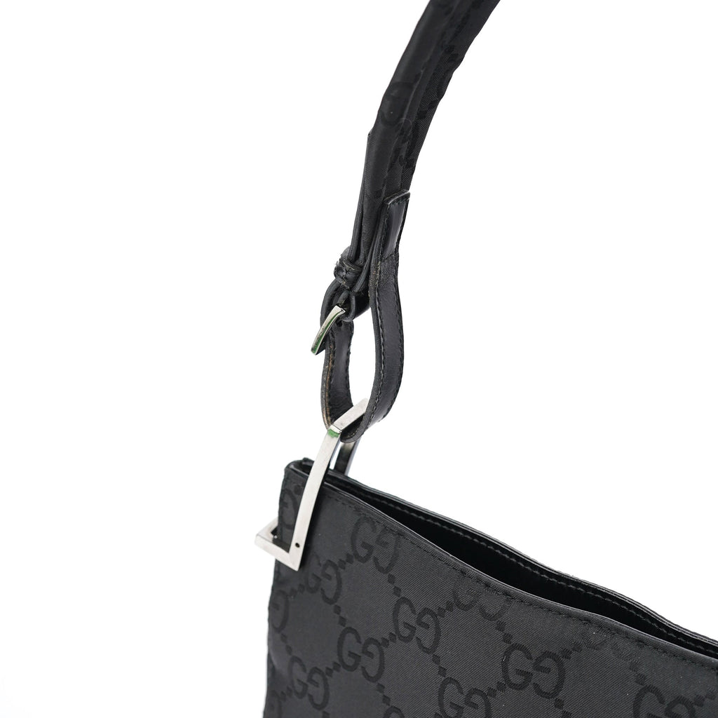 Black GG Hobo Shoulder Bag