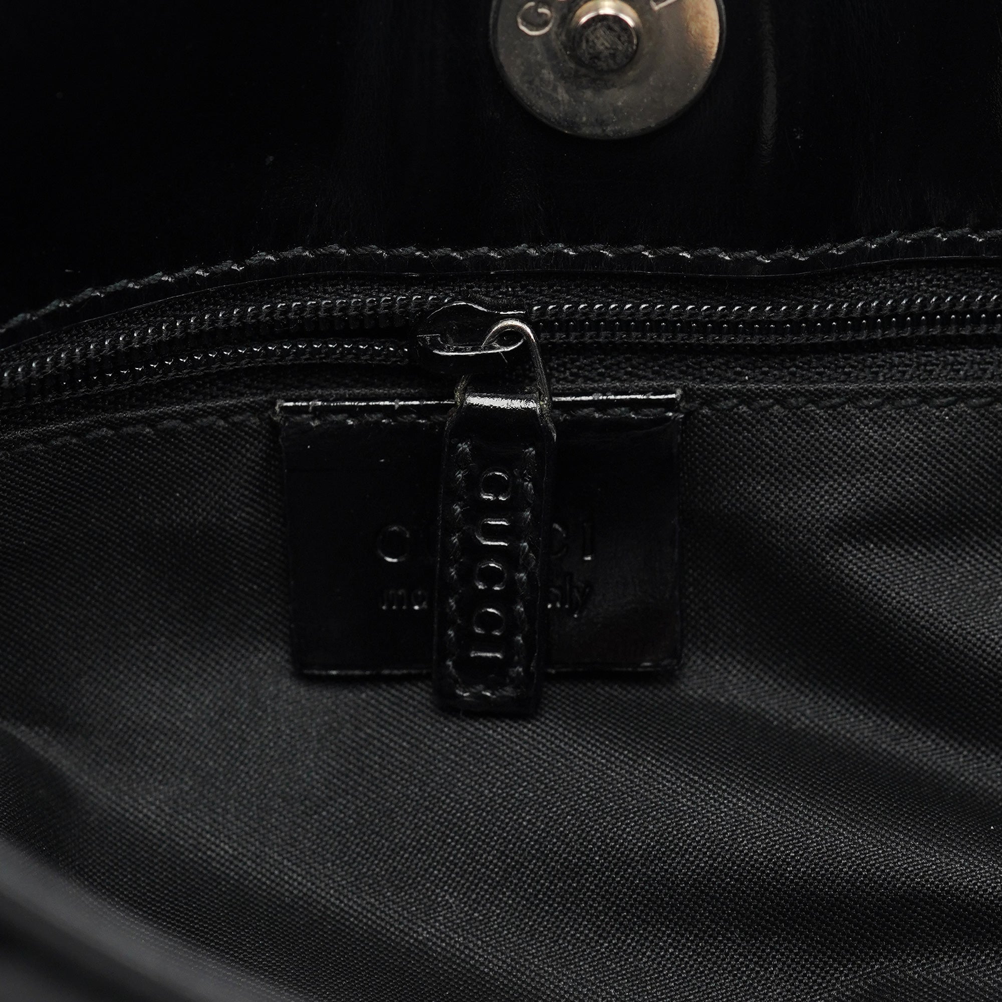 Black GG Hobo Shoulder Bag