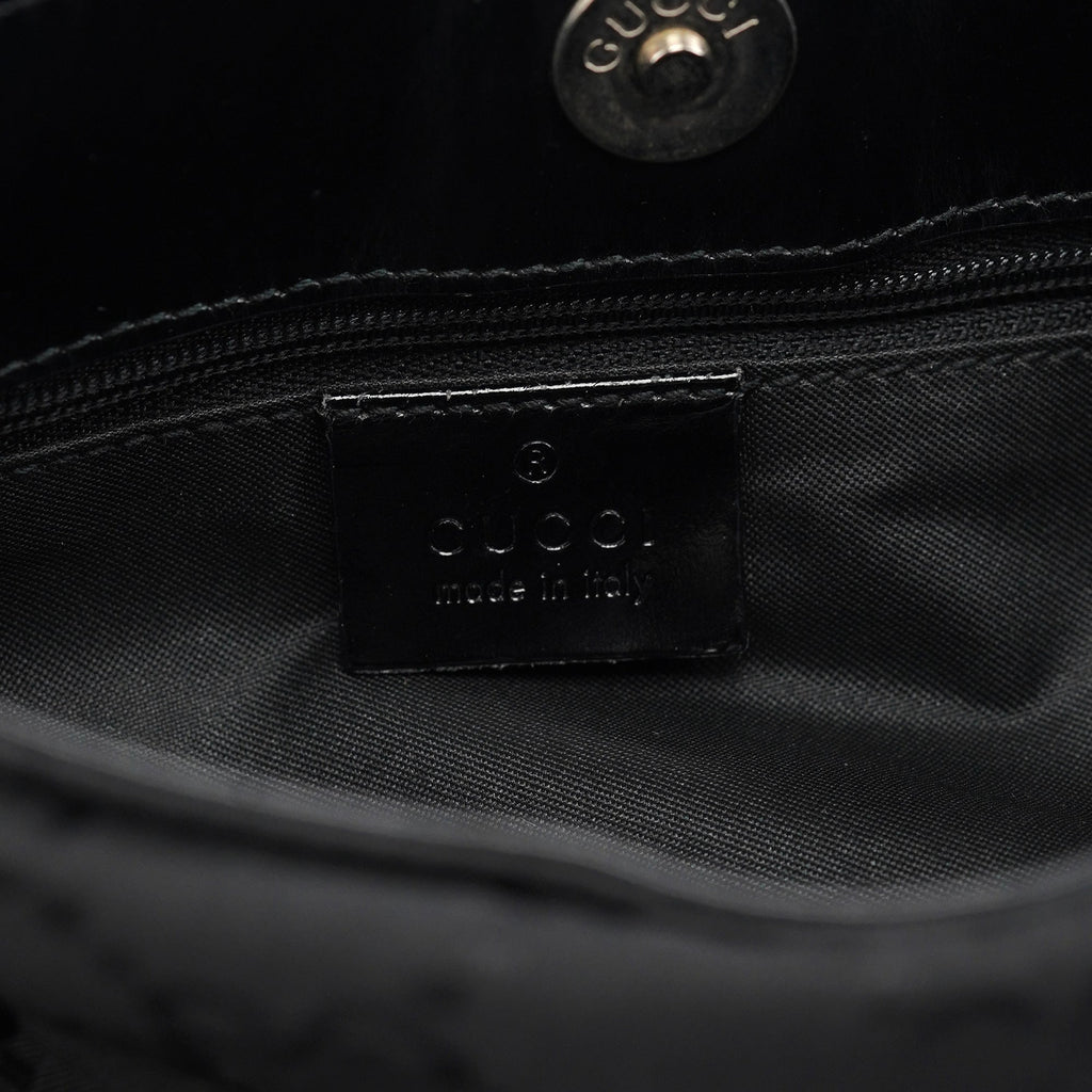 Black GG Hobo Shoulder Bag