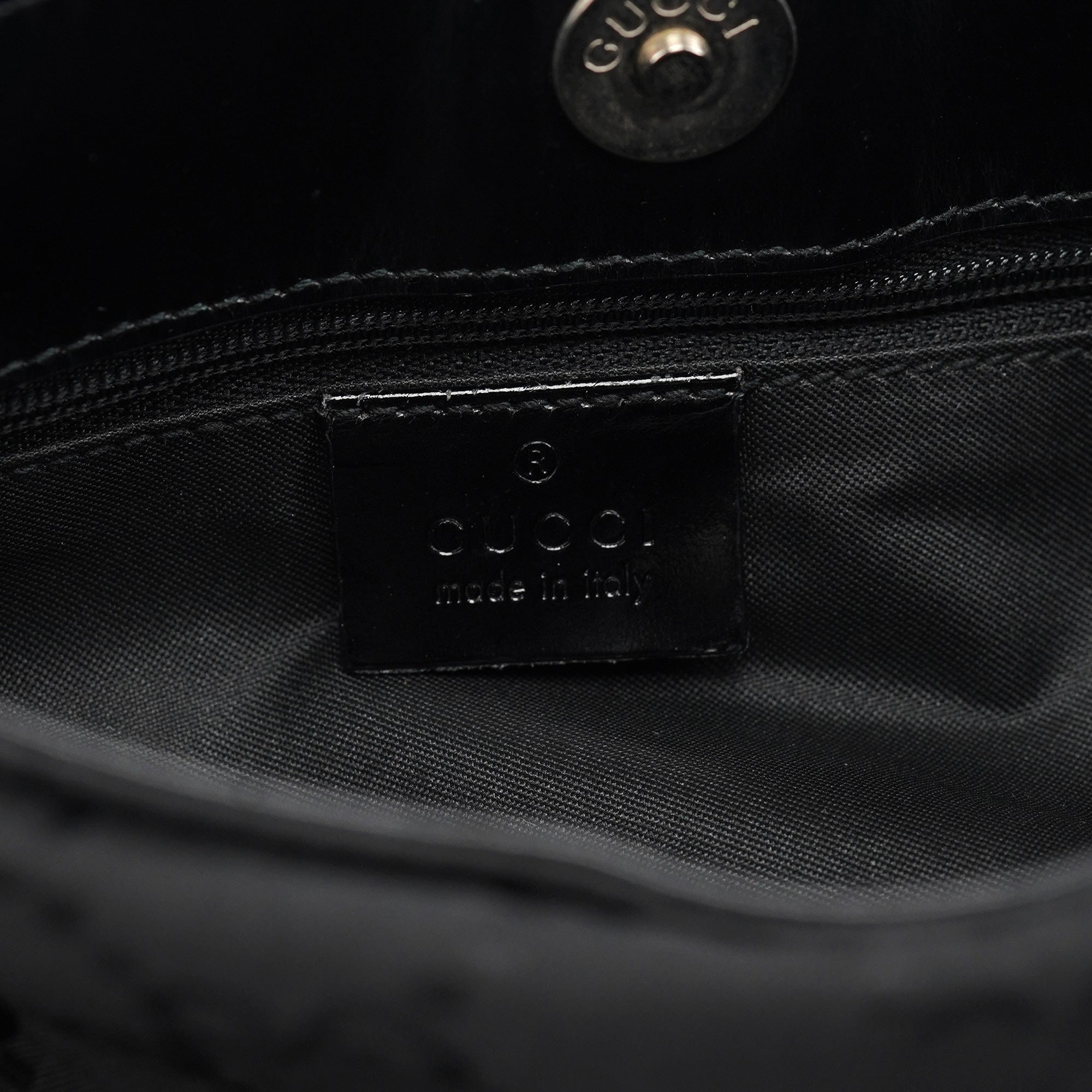 Black GG Hobo Shoulder Bag