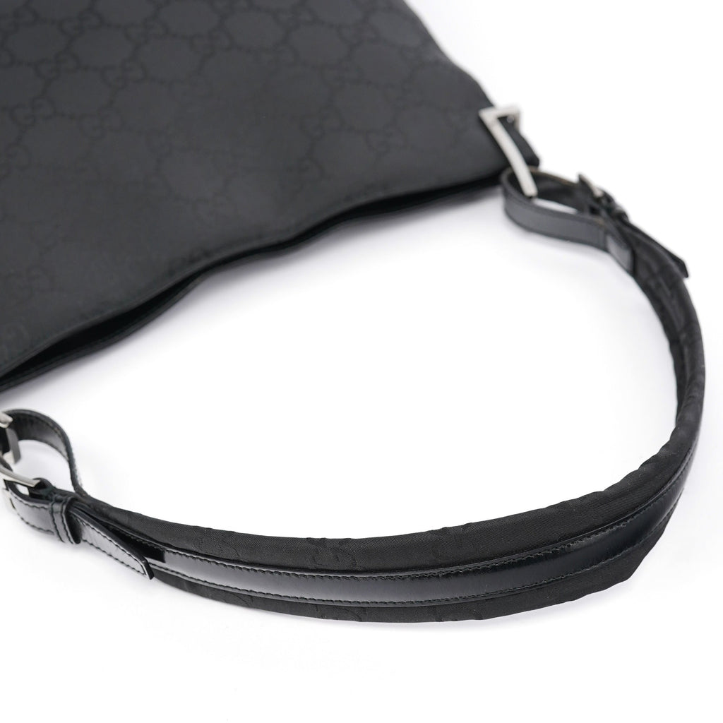 Black GG Hobo Shoulder Bag