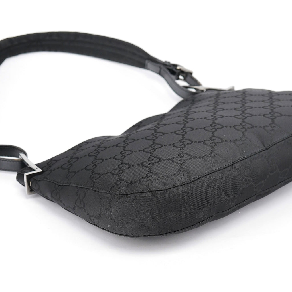 Black GG Hobo Shoulder Bag