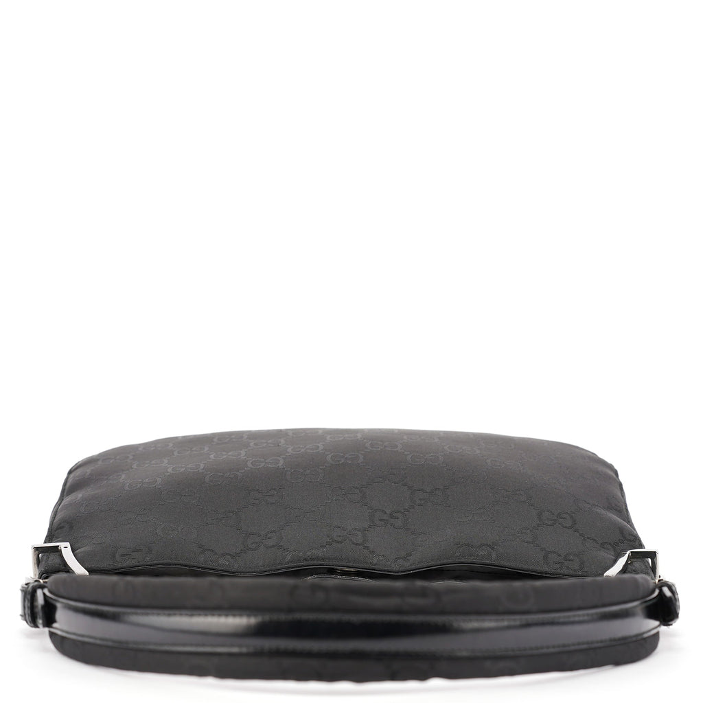 Black GG Hobo Shoulder Bag