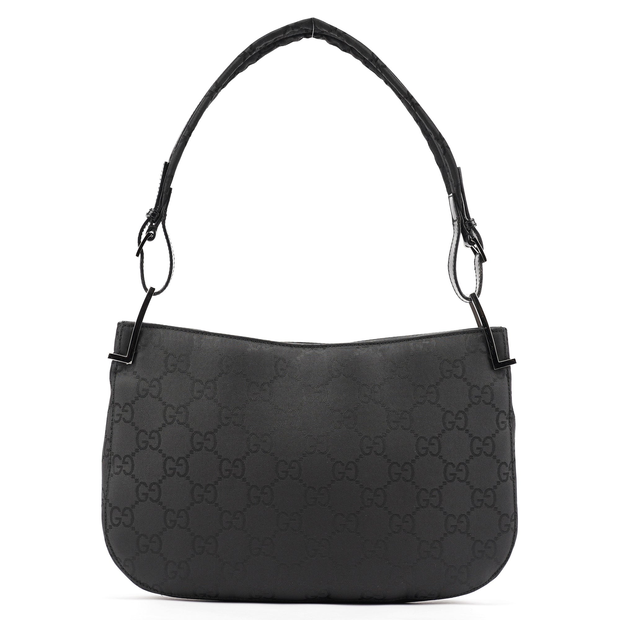 Black GG Hobo Shoulder Bag