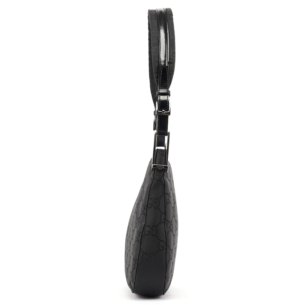 Black GG Hobo Shoulder Bag