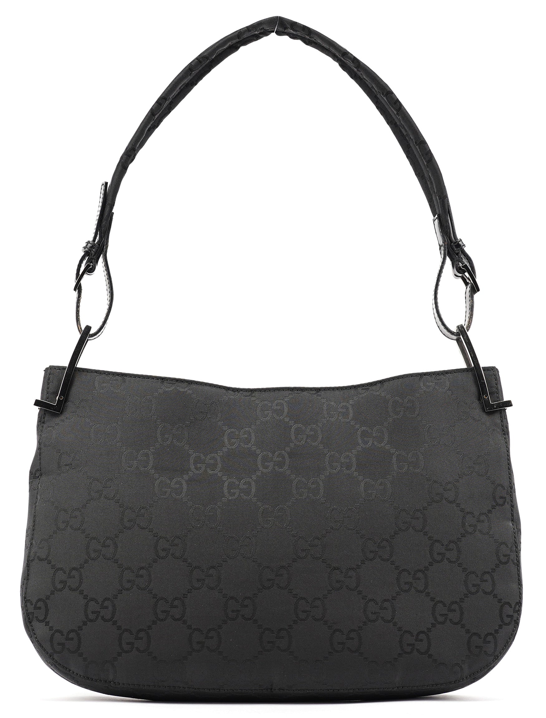 Black GG Hobo Shoulder Bag
