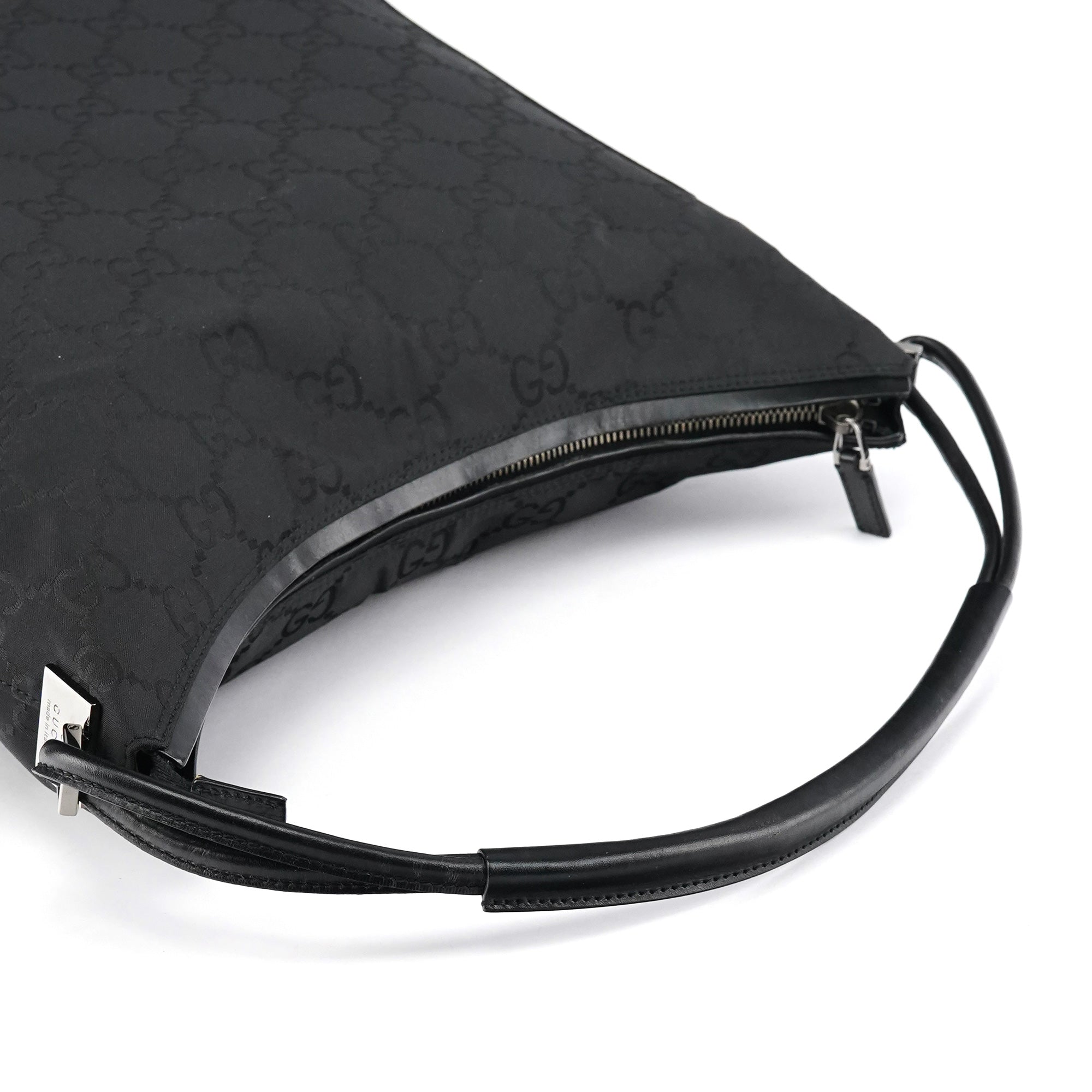 Black GG Hobo Shoulder Bag