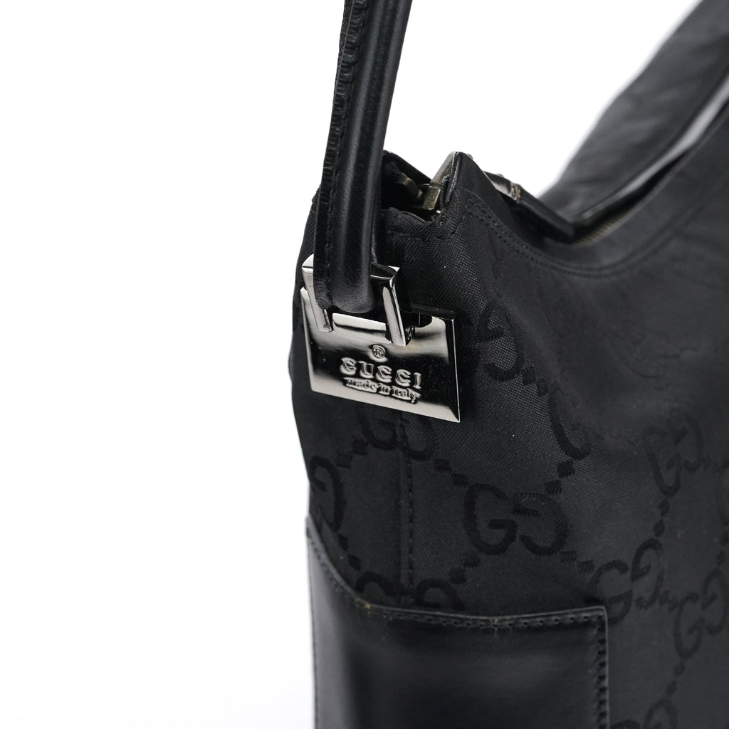 Black GG Hobo Shoulder Bag