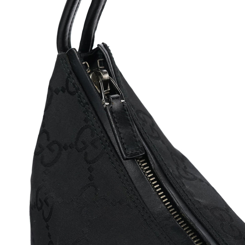 Black GG Hobo Shoulder Bag