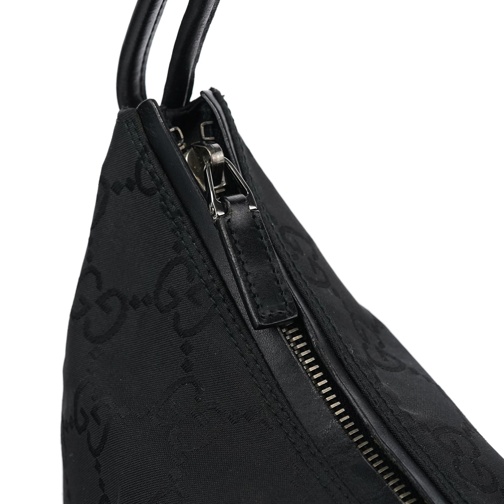 Black GG Hobo Shoulder Bag
