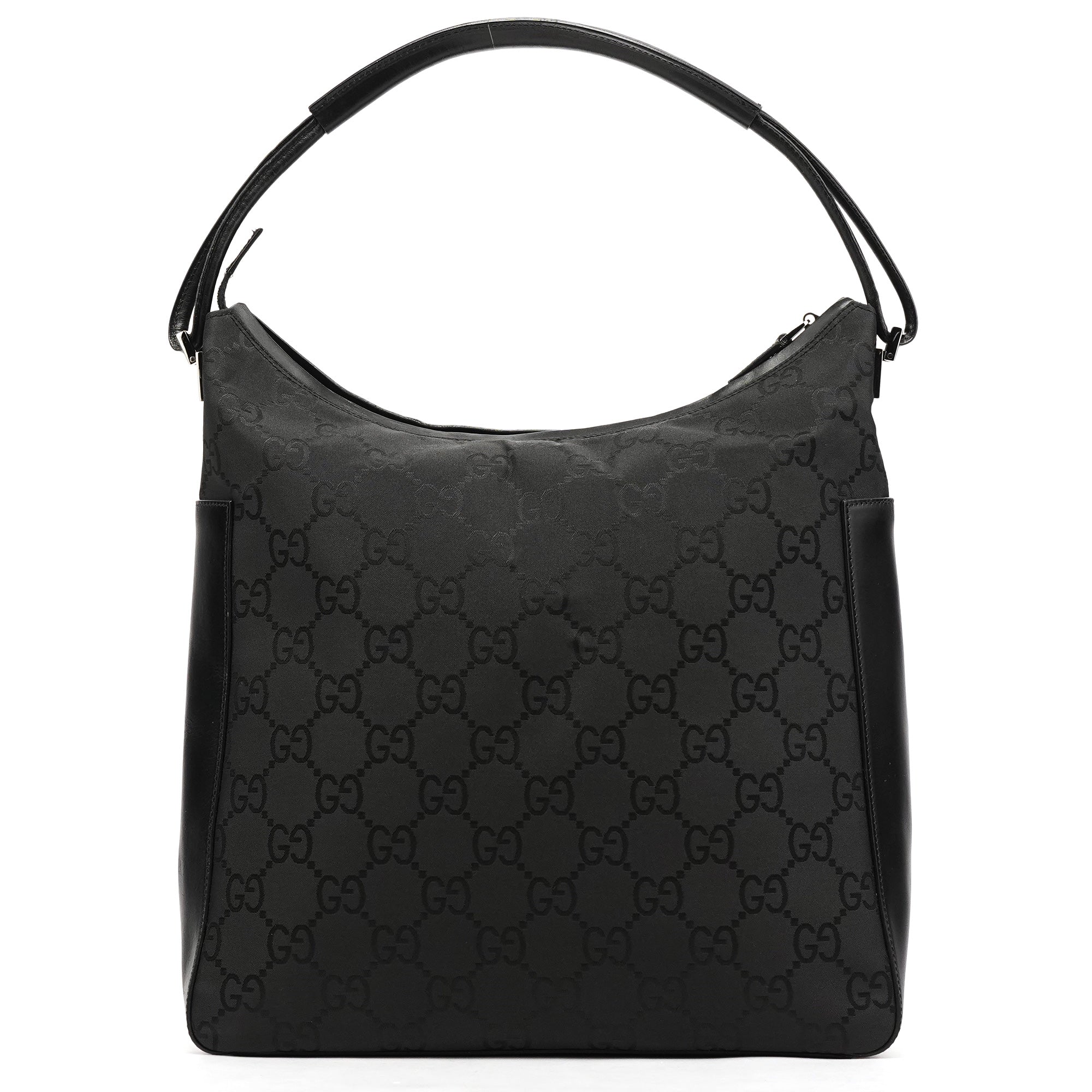 Black GG Hobo Shoulder Bag