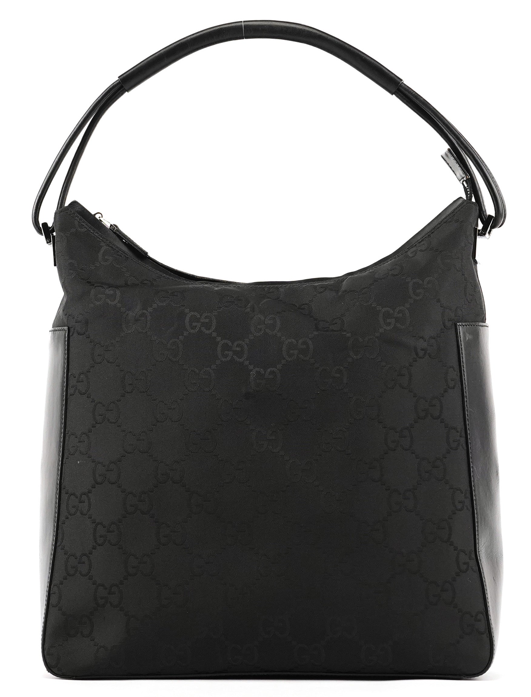Black GG Hobo Shoulder Bag