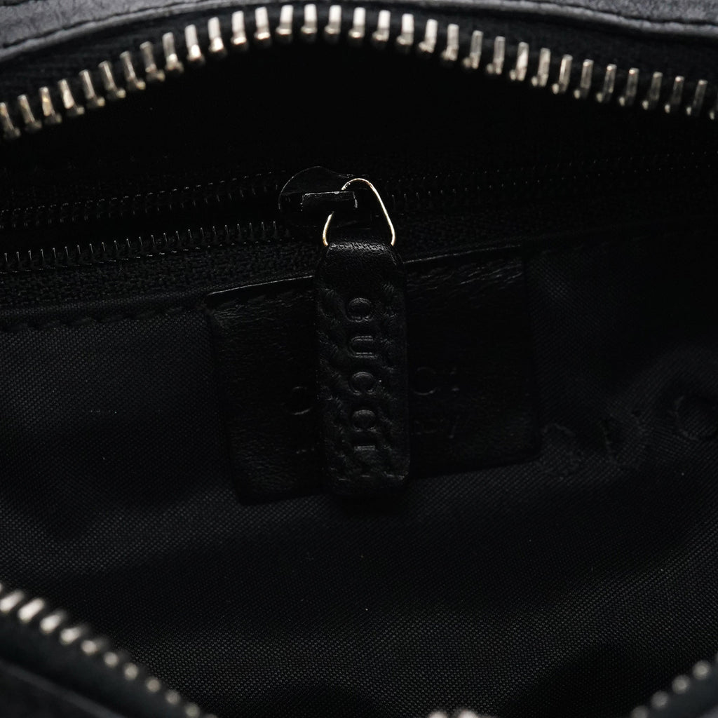 Black GG Hobo Shoulder Bag