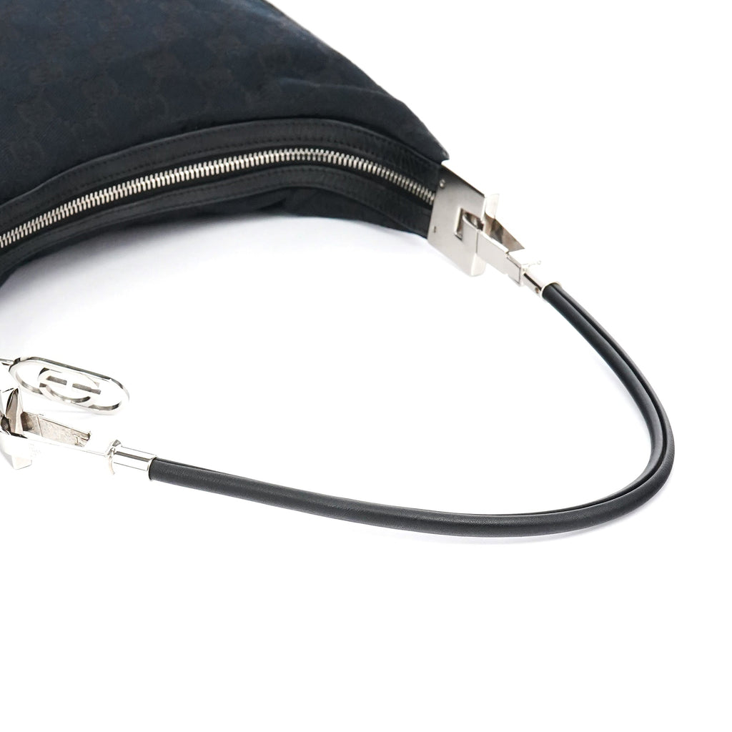 Black GG Hobo Shoulder Bag