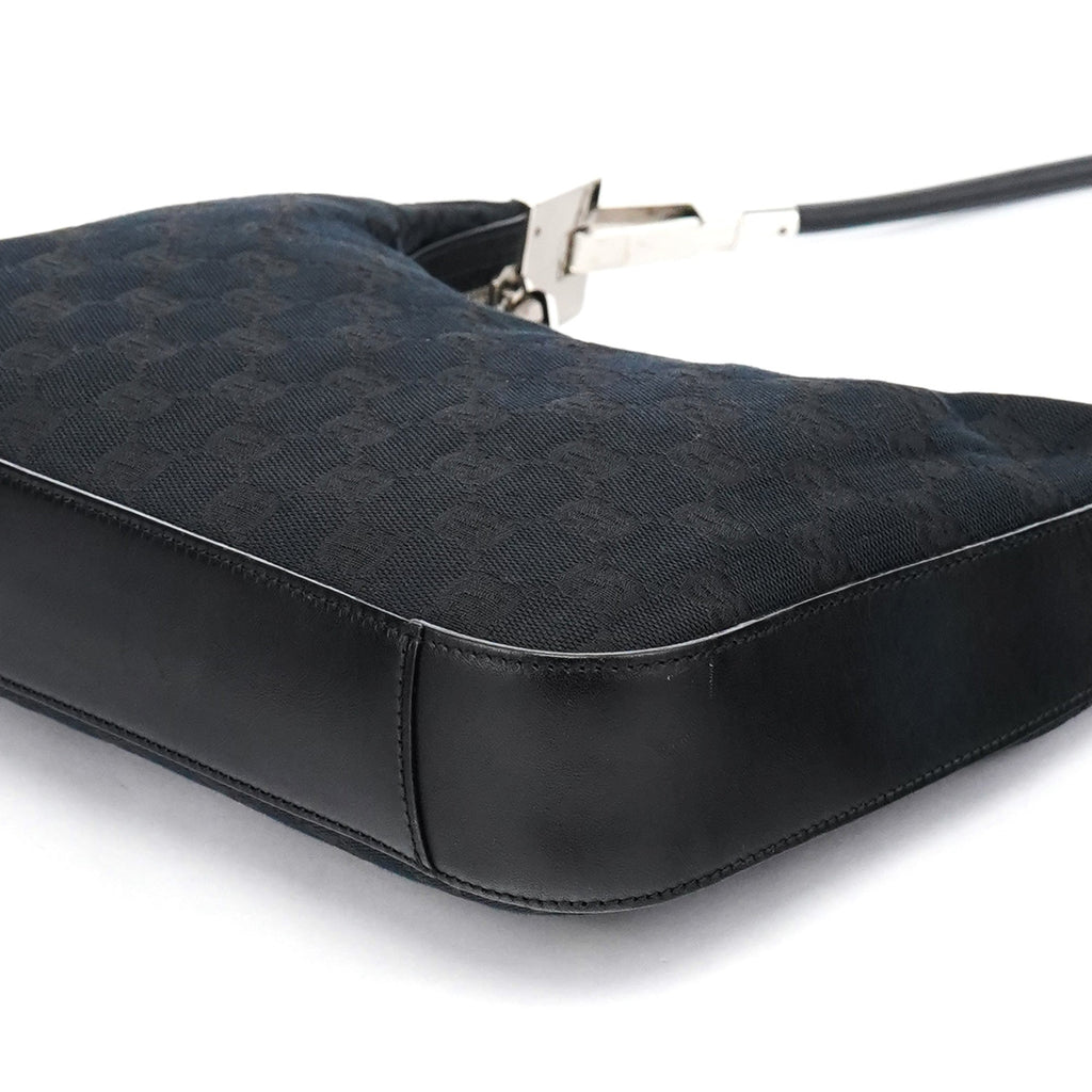 Black GG Hobo Shoulder Bag