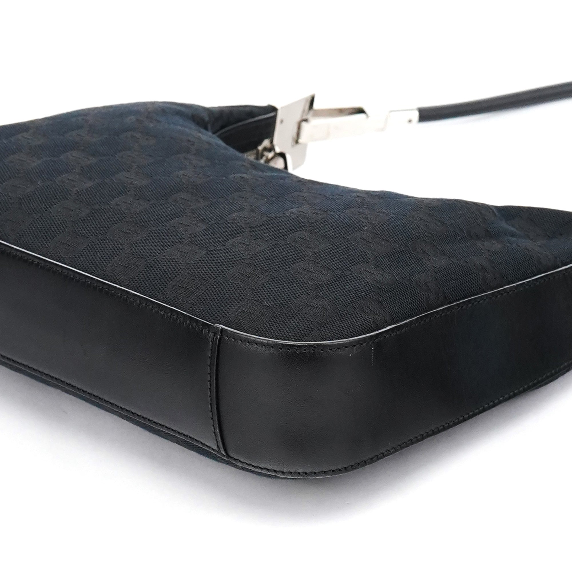 Black GG Hobo Shoulder Bag