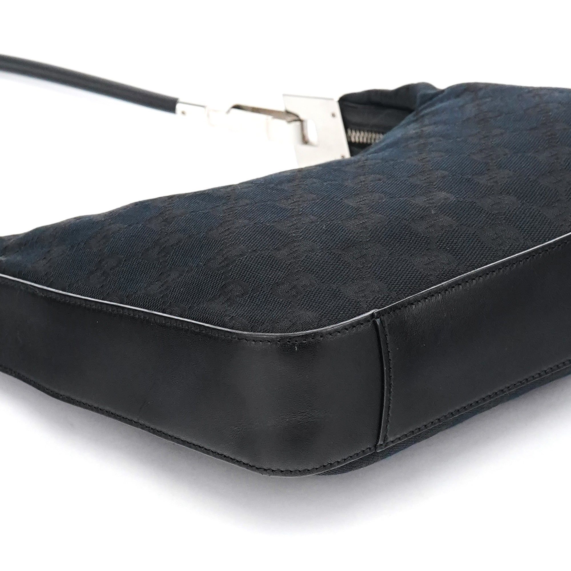 Black GG Hobo Shoulder Bag