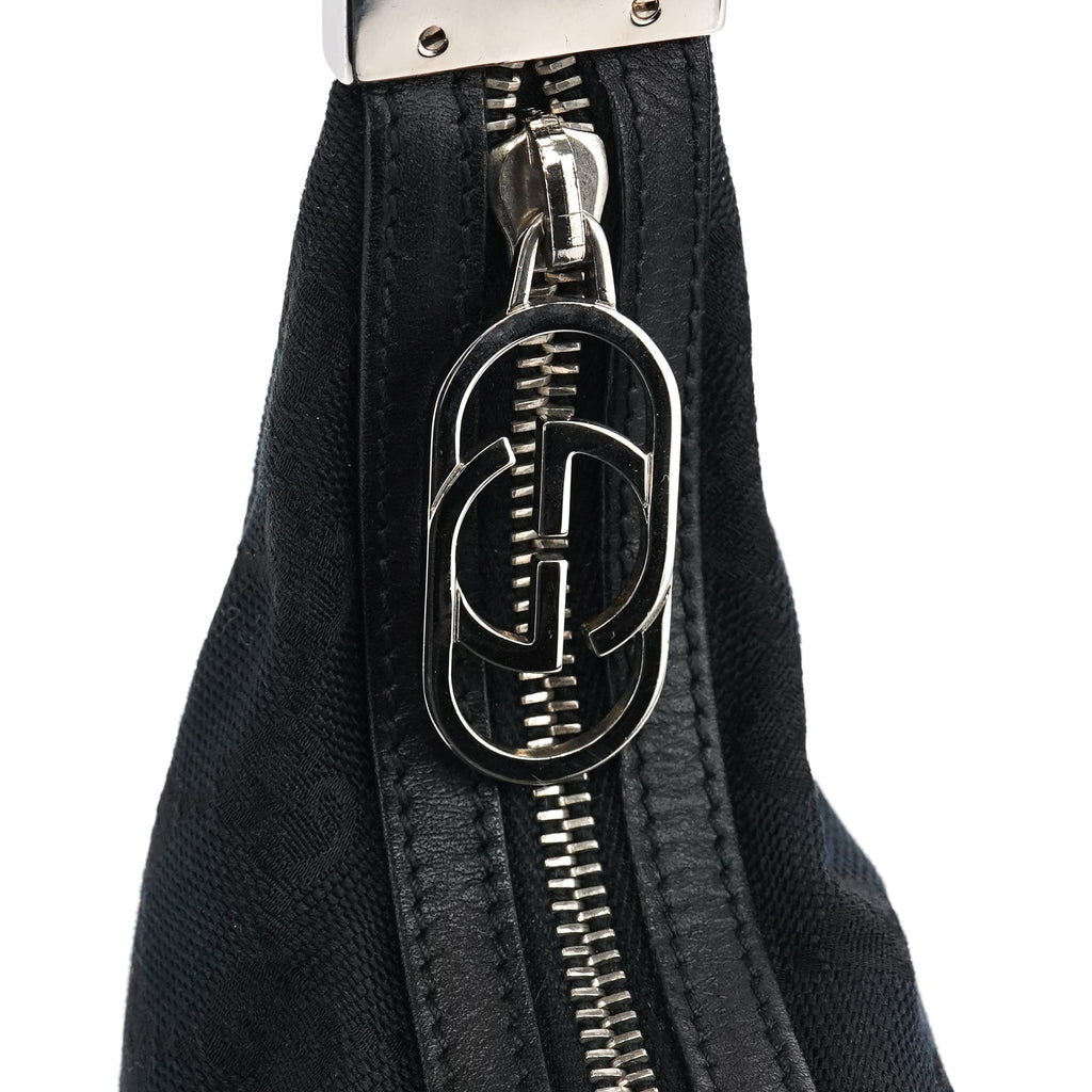 Black GG Hobo Shoulder Bag