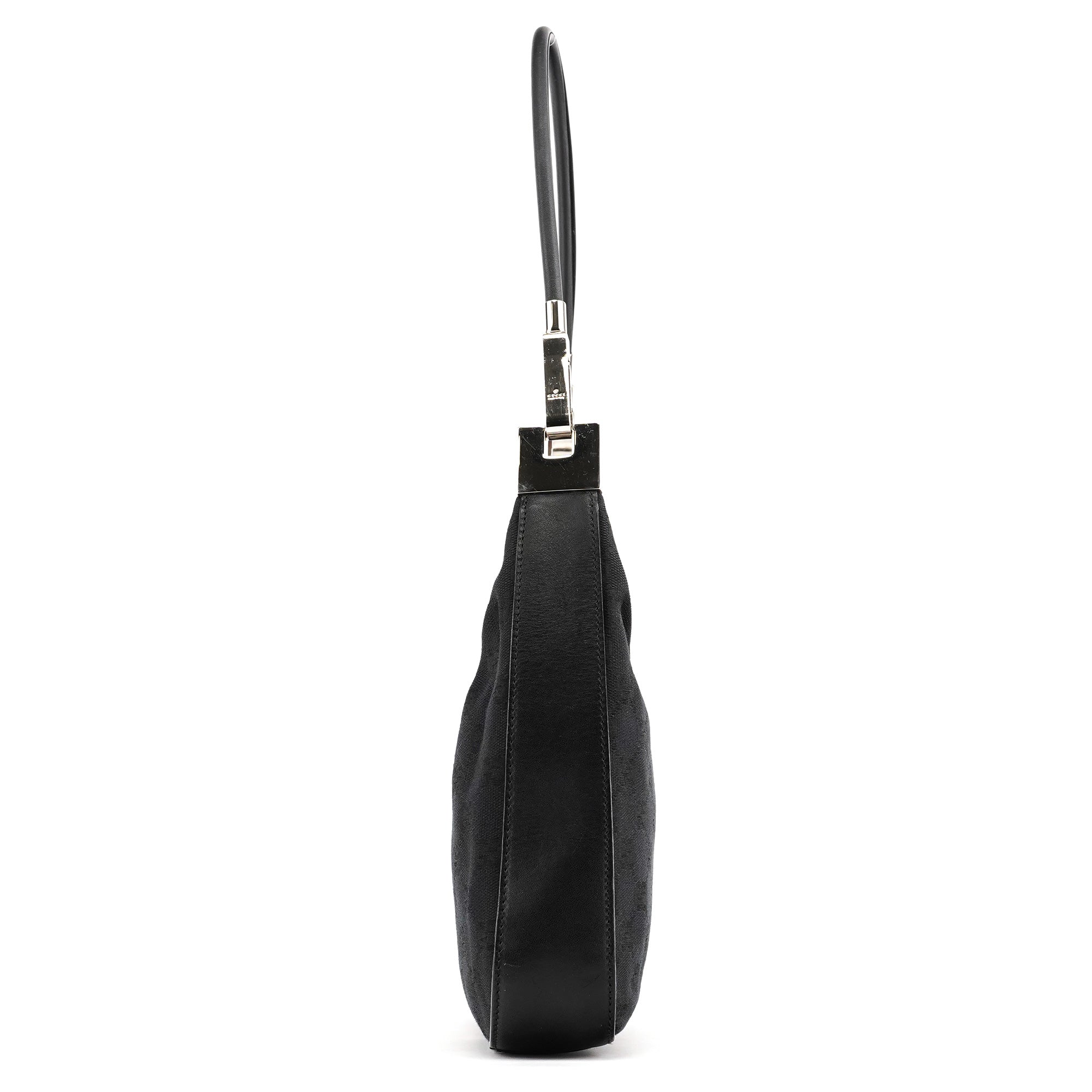 Black GG Hobo Shoulder Bag
