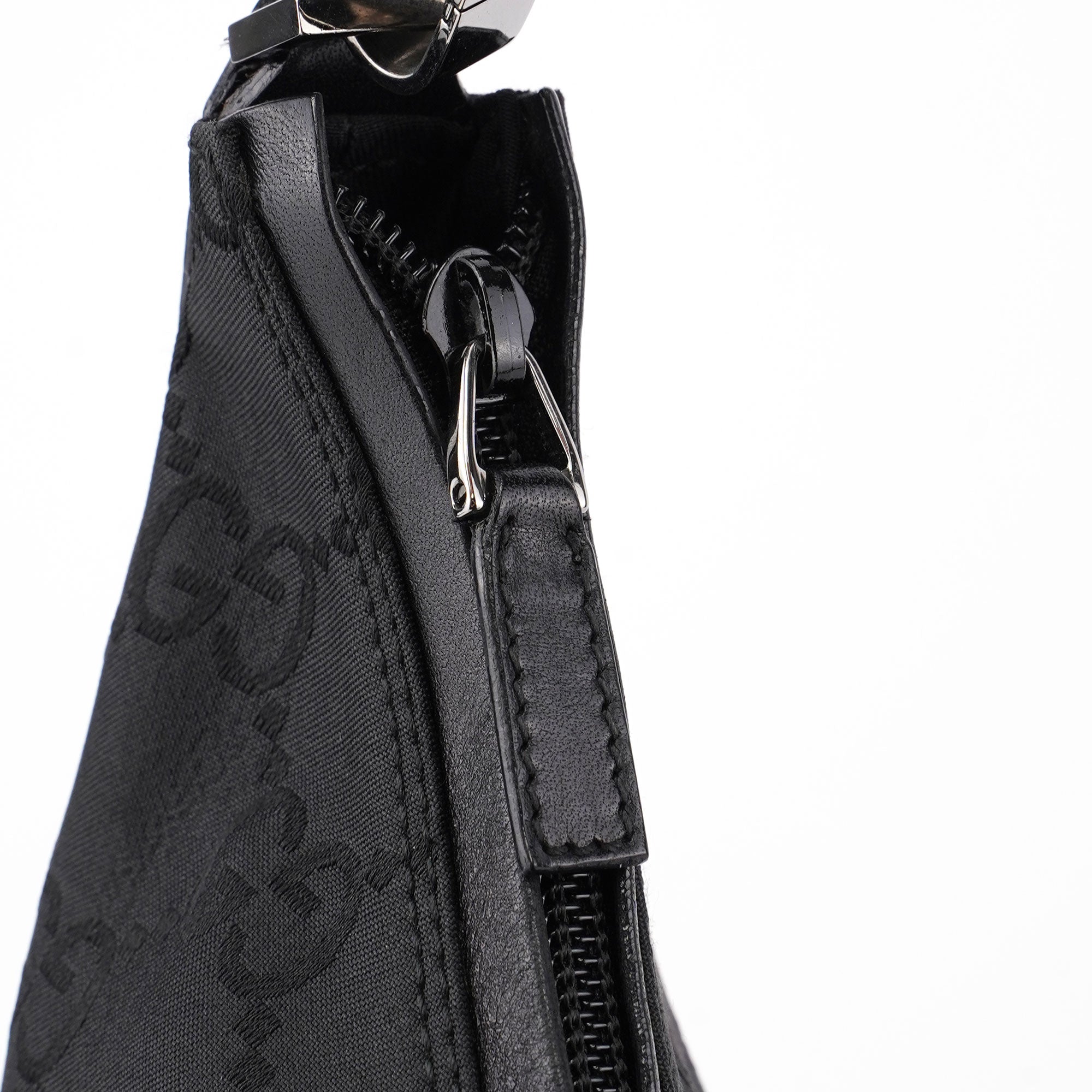 Black GG Hobo Shoulder Bag
