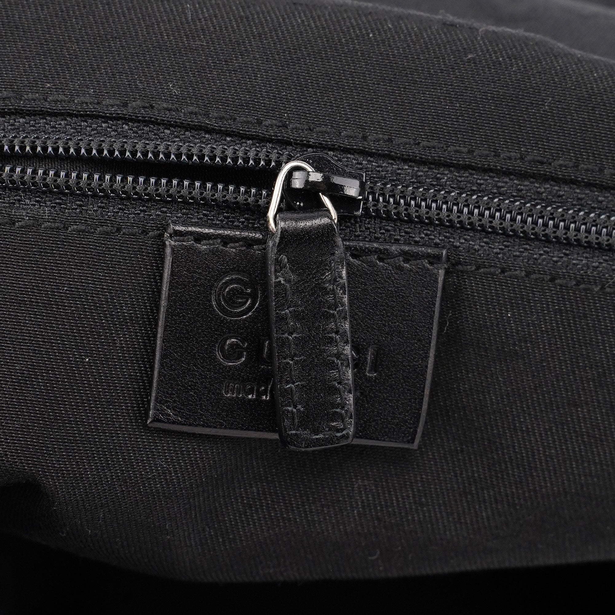 Black GG Hobo Shoulder Bag