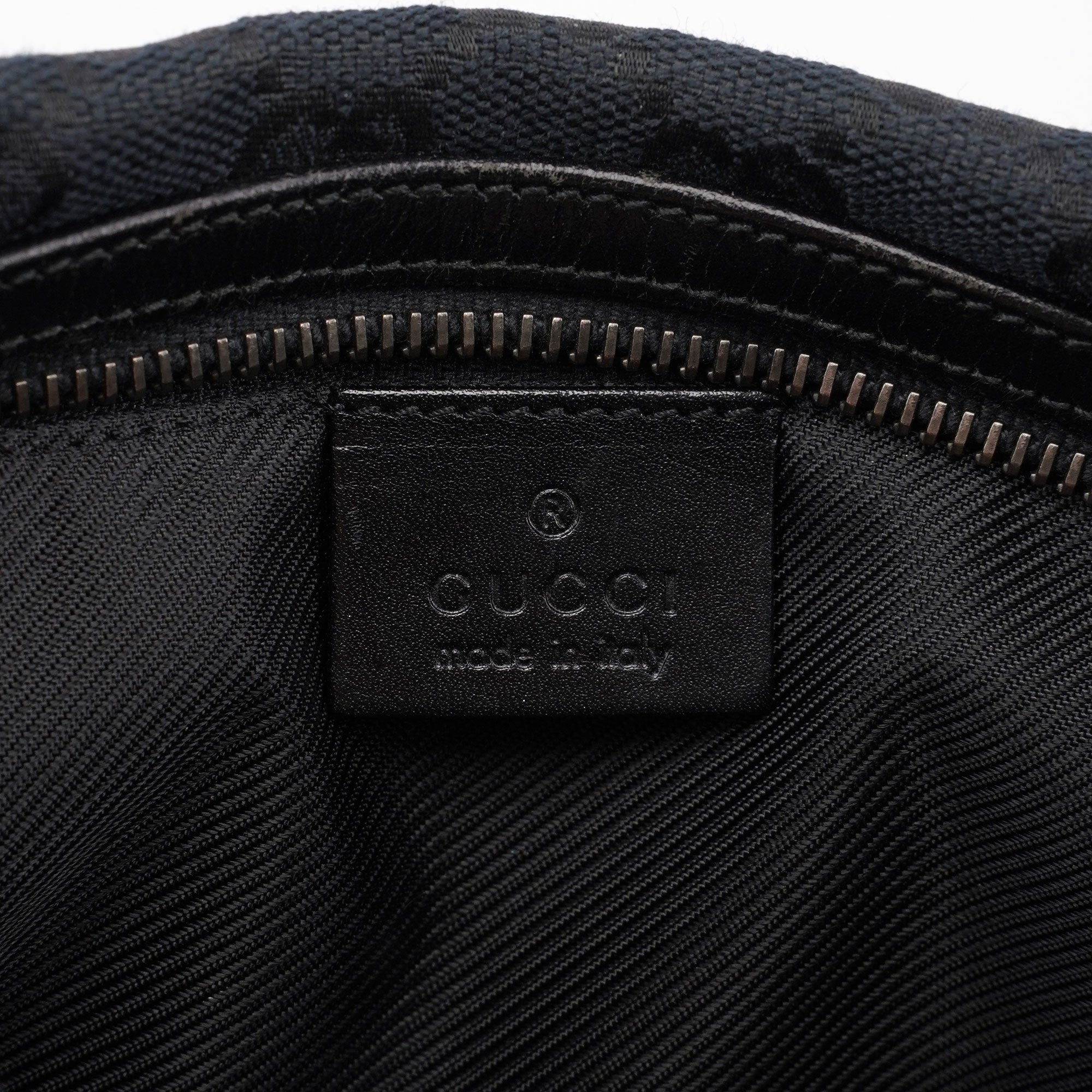 Black GG Hobo Shoulder Bag