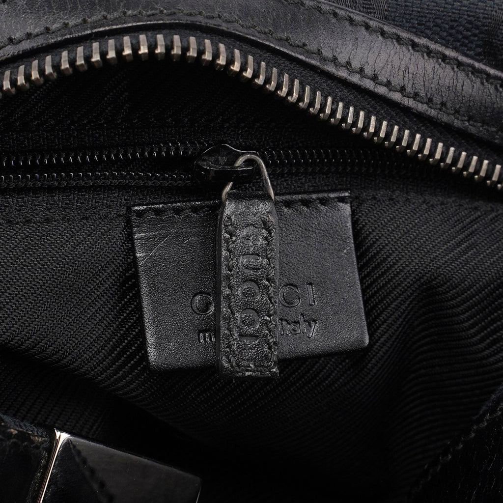 Black GG Hobo Shoulder Bag