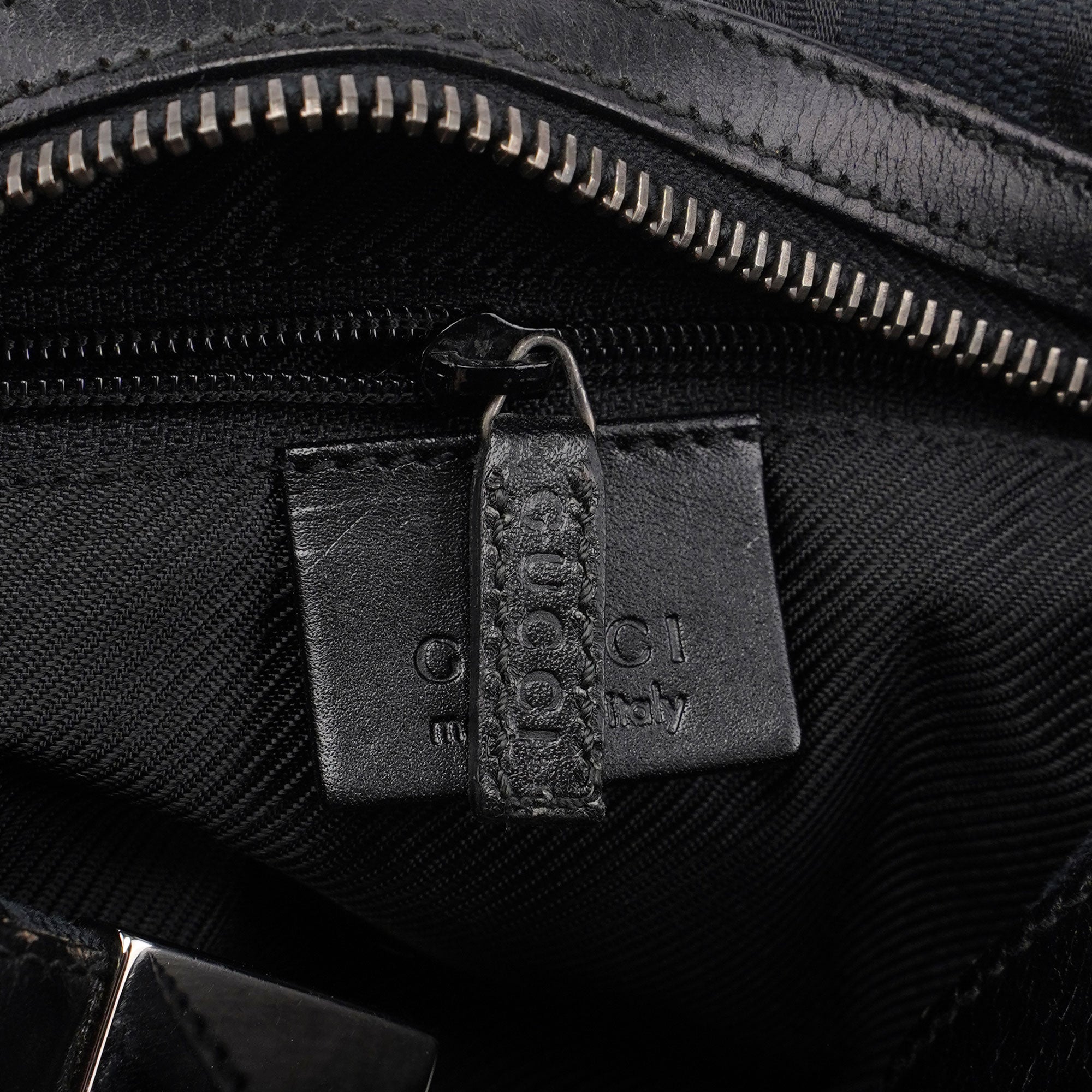 Black GG Hobo Shoulder Bag