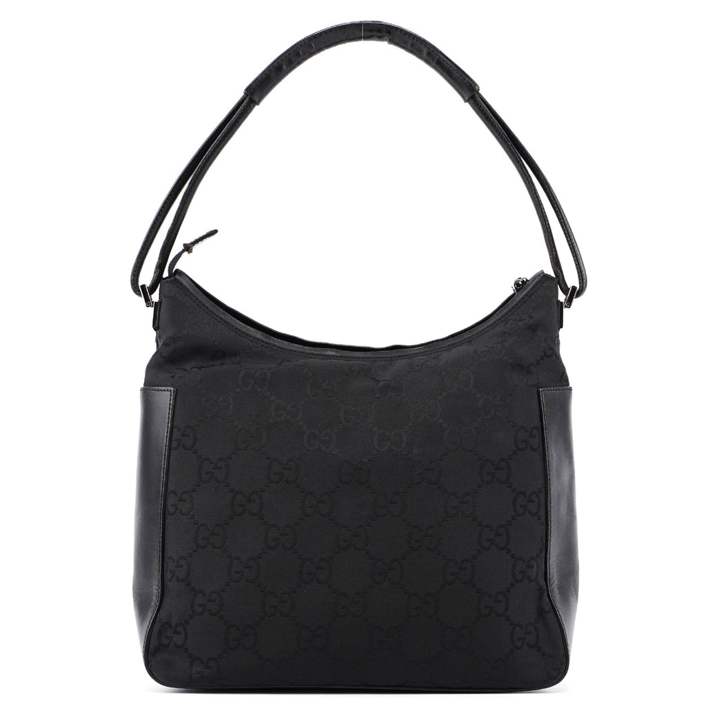 Black GG Hobo Shoulder Bag