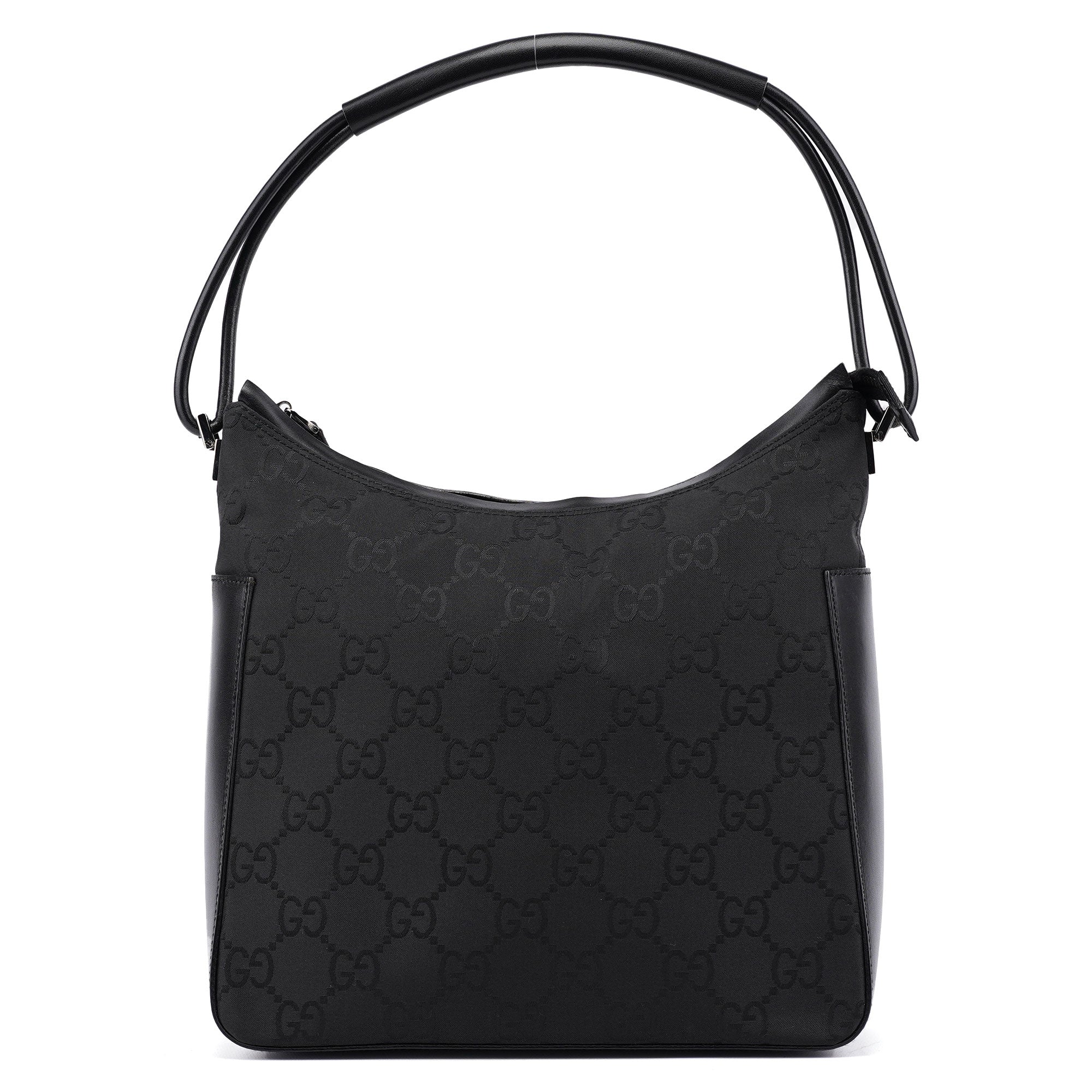 Black GG Hobo Shoulder Bag
