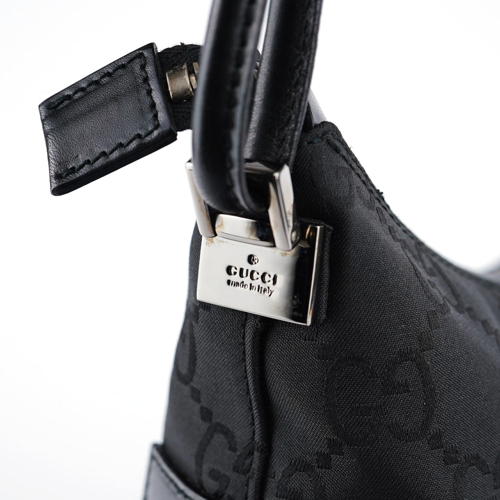 Black GG Hobo Shoulder Bag