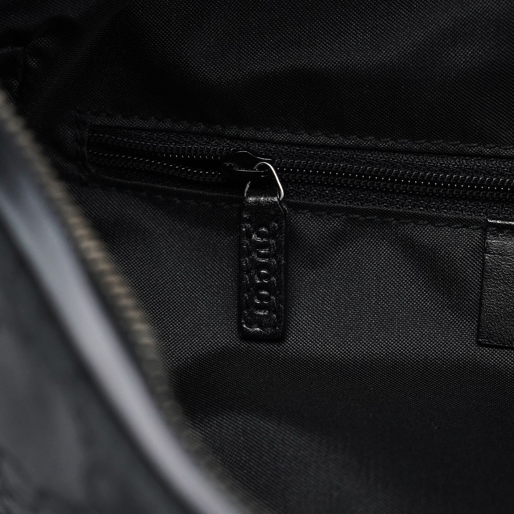 Black GG Hobo Shoulder Bag