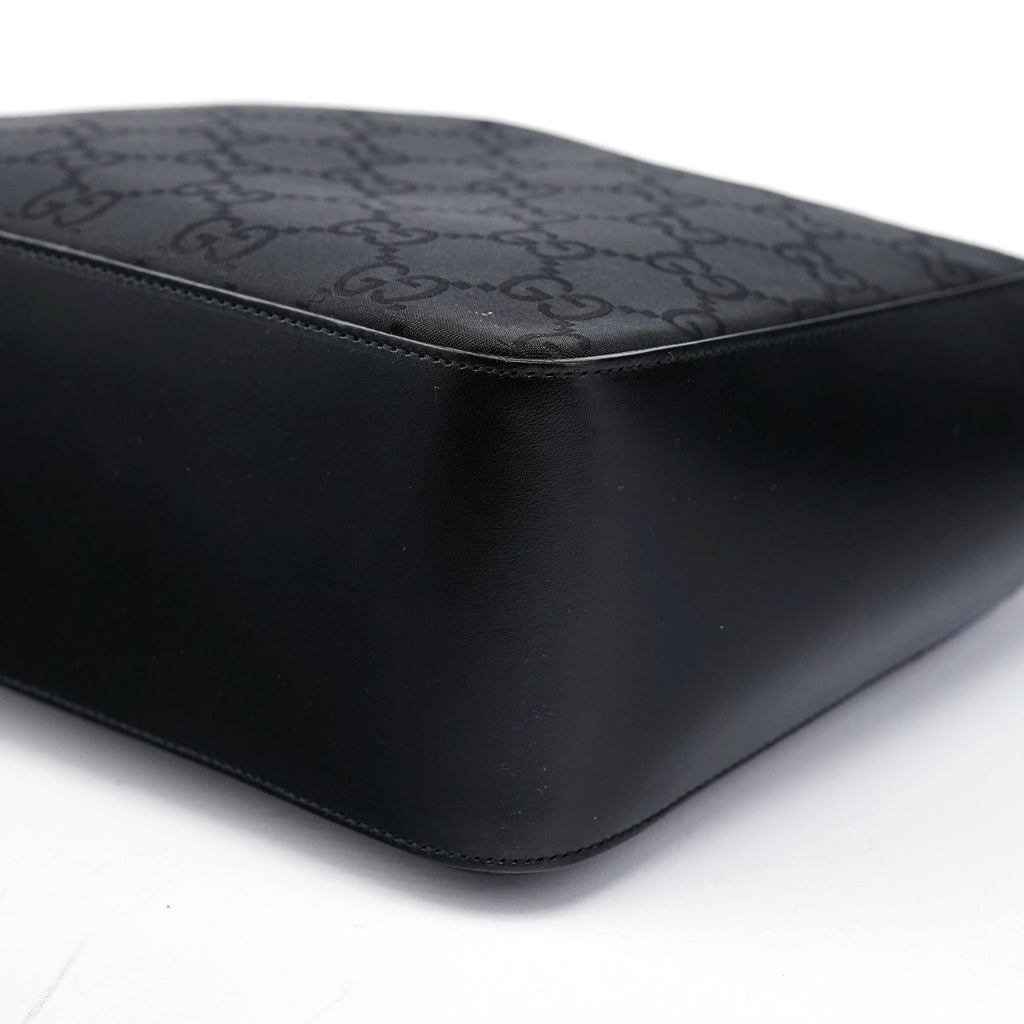 Black GG Hobo Shoulder Bag
