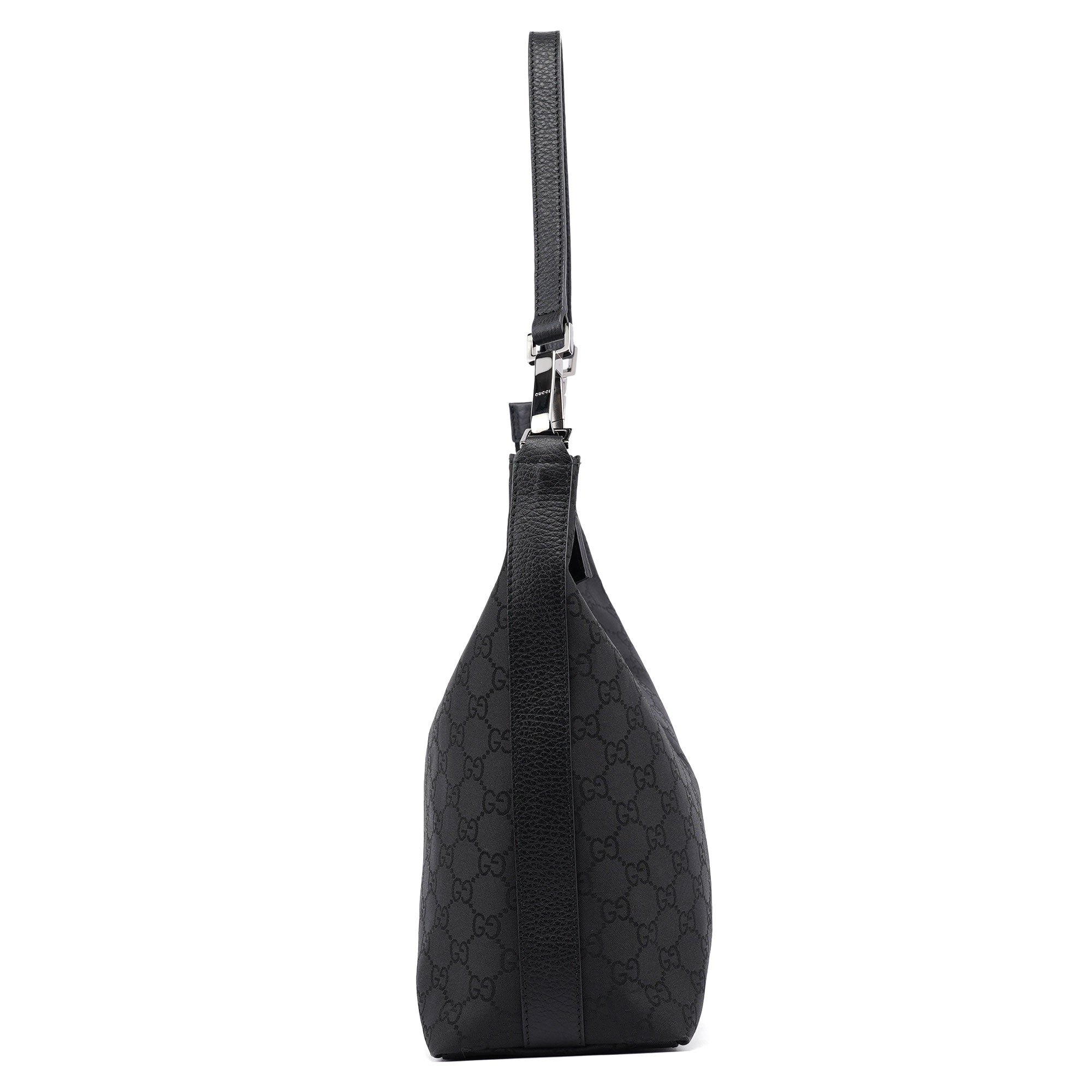 Black GG Hobo Shoulder Bag