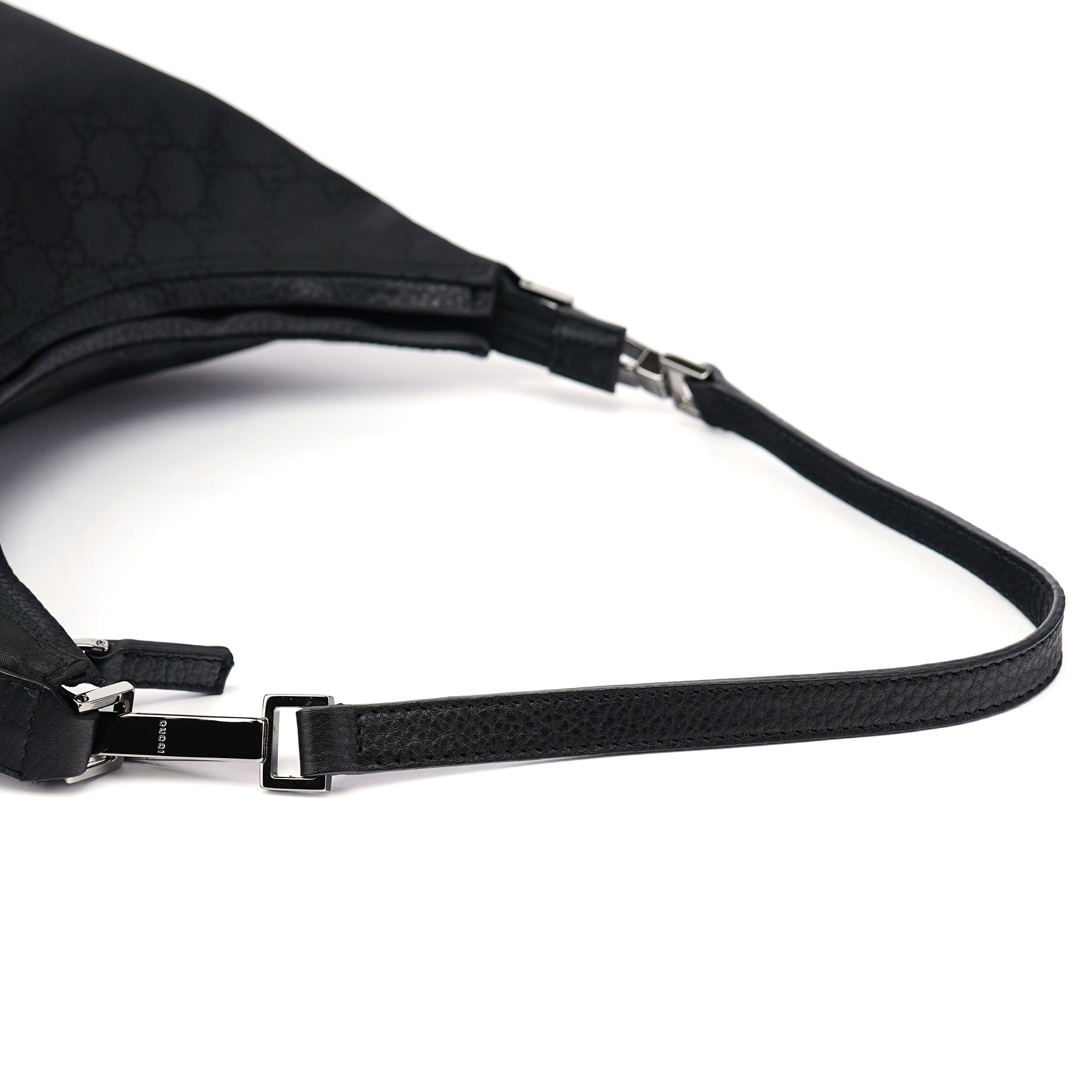 Black GG Hobo Shoulder Bag