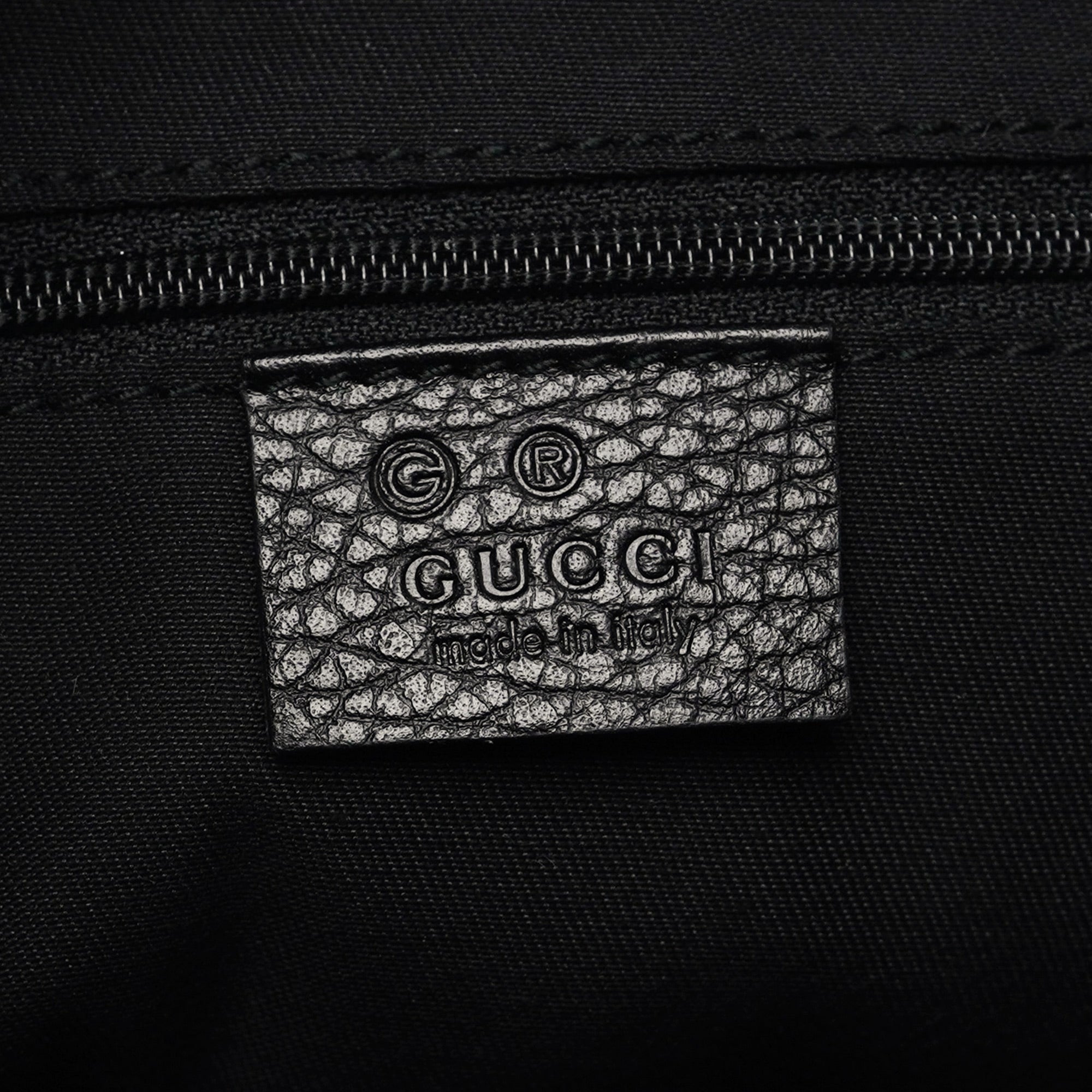 Black GG Hobo Shoulder Bag