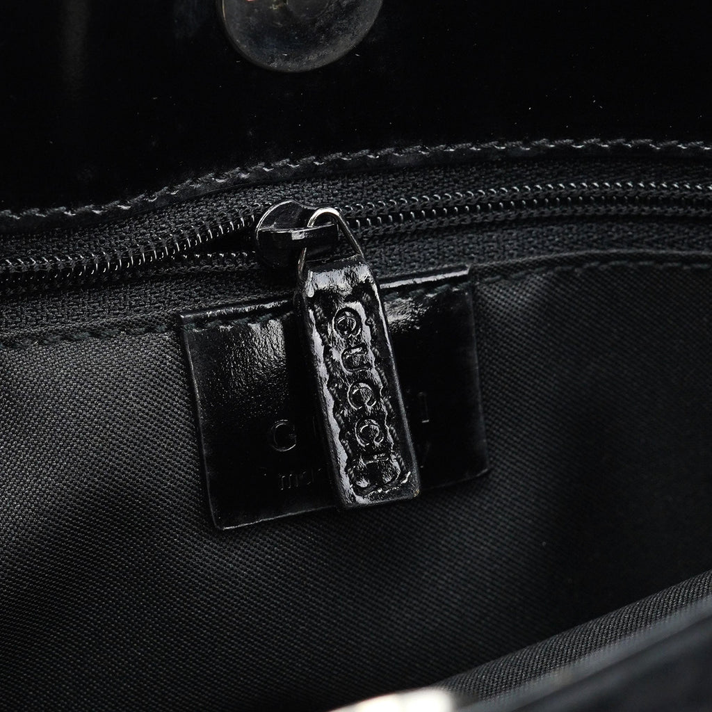 Black GG Hobo Shoulder Bag