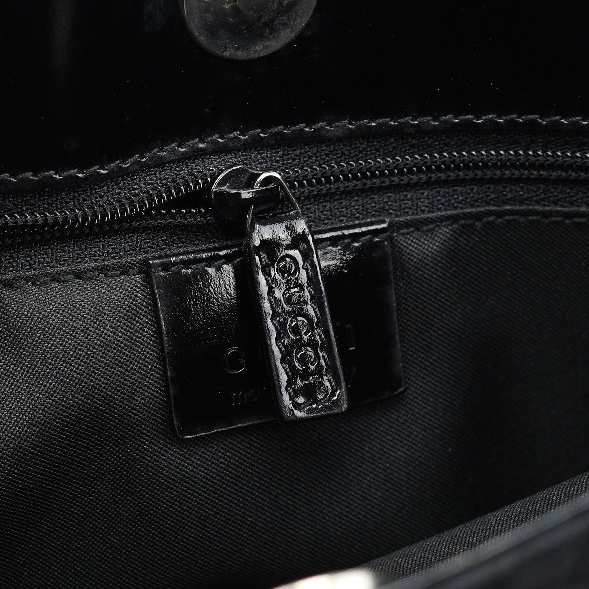 Black GG Hobo Shoulder Bag